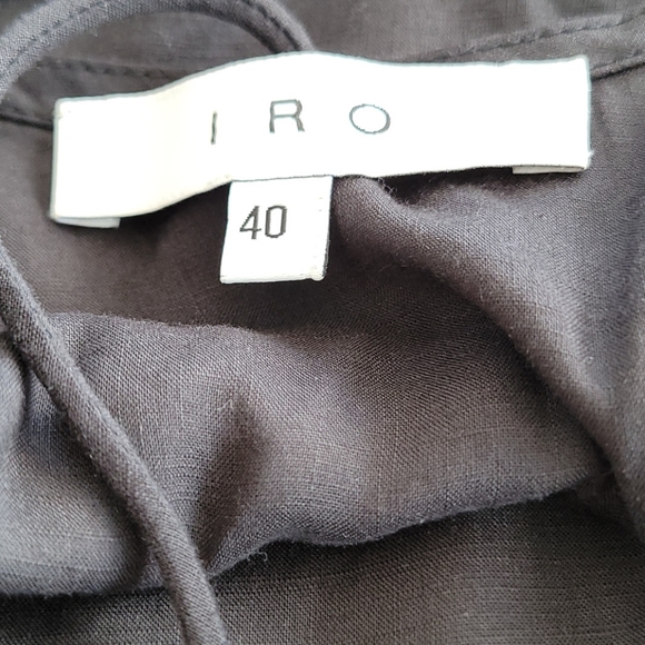 IRO BLACK SUMMER DRESS . NEVER WORN. - Picture 8 of 11
